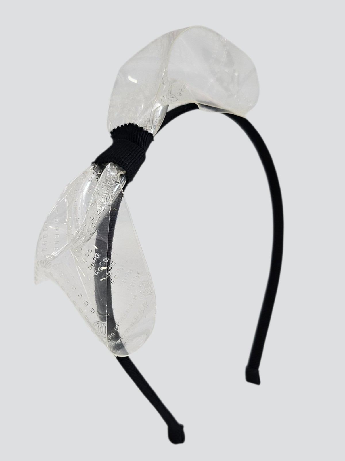 Chanel Ss18 Pvc Bow Headband